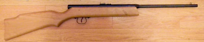 Bill Lipscomb's (Wiliam
          Lipscomb's) air rifle