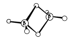 Diborane B2H6 conventional
          bonding