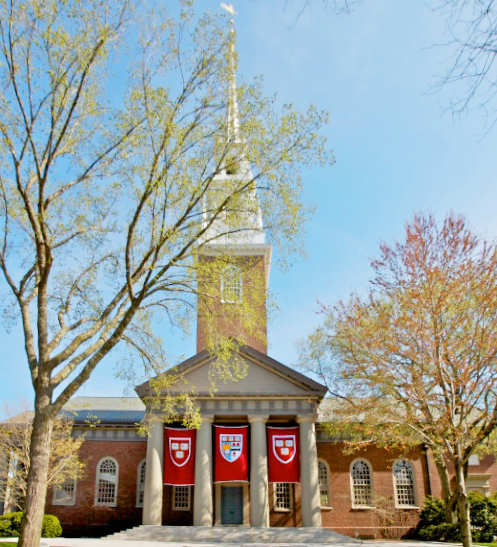 Memorial Church, Harvard Yard, exterior view